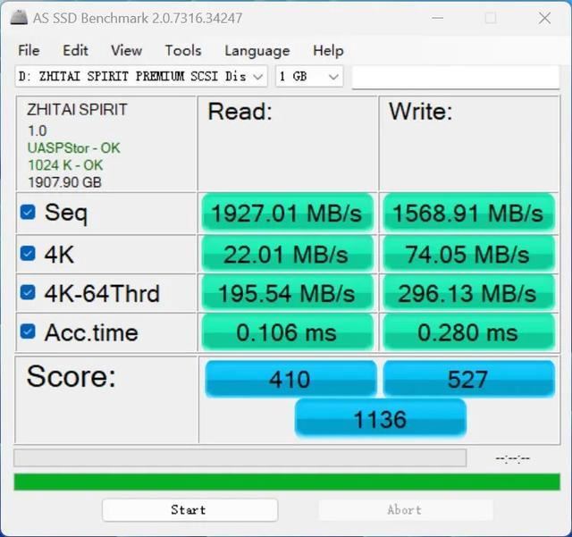 突破2100MB/s! 致态灵·先锋版移动固态硬盘首发测评 第10张