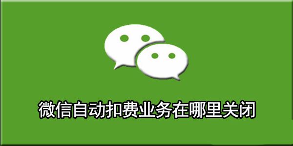 微信自动扣费业务在哪里关闭? 微信自动续费服务关闭指南 第2张