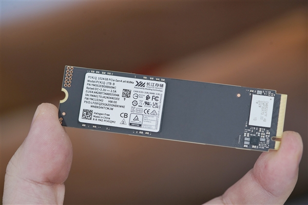 第四代三维闪存芯片！长江存储PC41Q 1TB SSD图赏 第2张