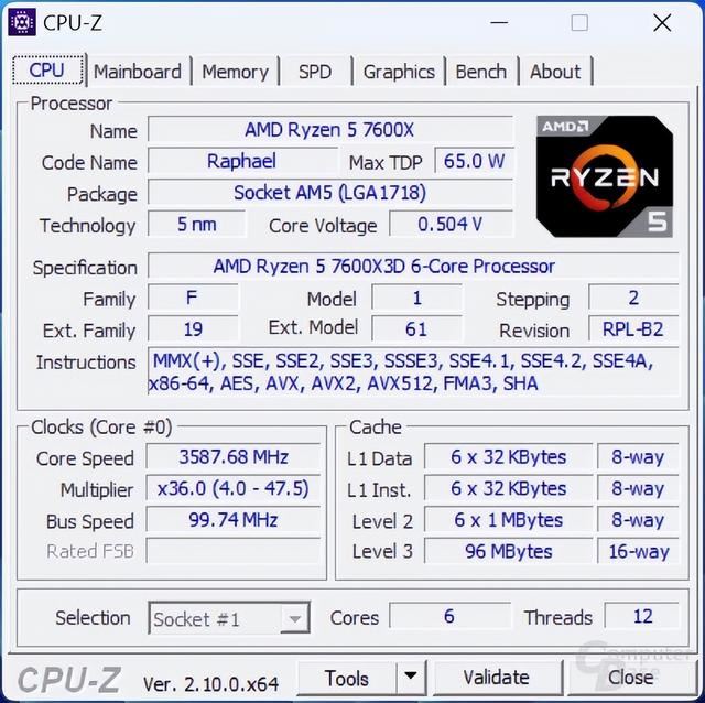 Ryzen 5 7600X3D VS 7600X差别大吗? cpu游戏性能对比测评 第3张