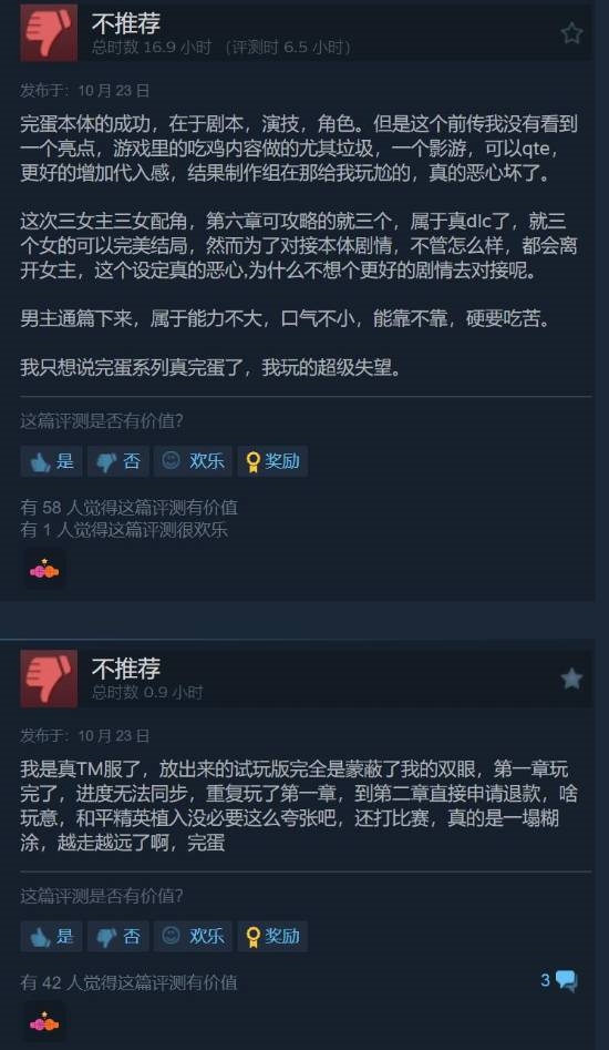 《被美女包围前传》Steam褒贬不一：吃鸡联动遭玩家吐槽 第4张