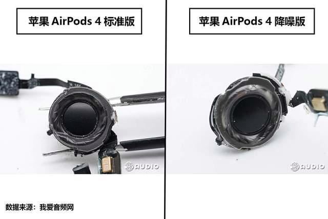 400元差价该如何选择? 苹果AirPods 4标准版与降噪版拆解对比测评 第10张