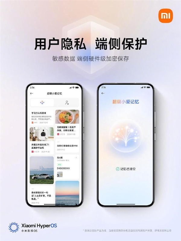 小米澎湃OS 2新增“帮你记”：证照、日程都可智能提取 第5张