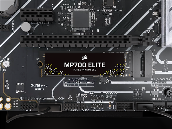 海盗船发布MP700 Elite PCIe 5.0 SSD：最高只能跑10GB/s 第4张