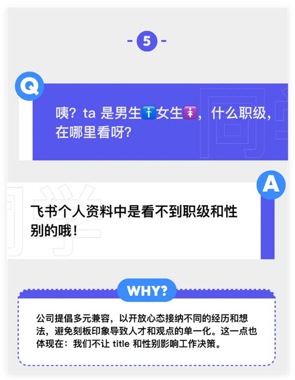 不提倡称呼哥/姐、飞书不显示职级性别！字节跳动官方解释企业文化 第5张