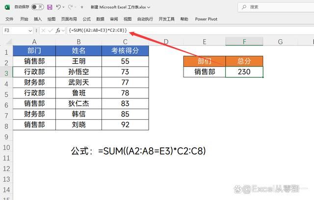 之前我都错怪你了! 原来excel中SUM才是万能函数 第4张