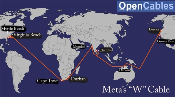 Meta计划建设海底光缆：长度将超4万公里贯穿全球 第2张