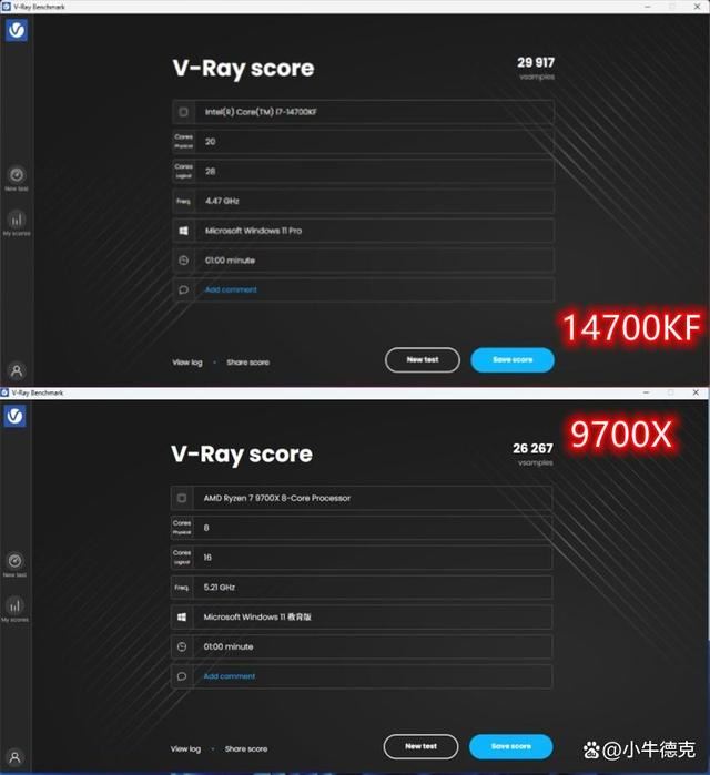 14700KF和9700X谁更值得入手? 两款处理器游戏性能对比测评 第7张