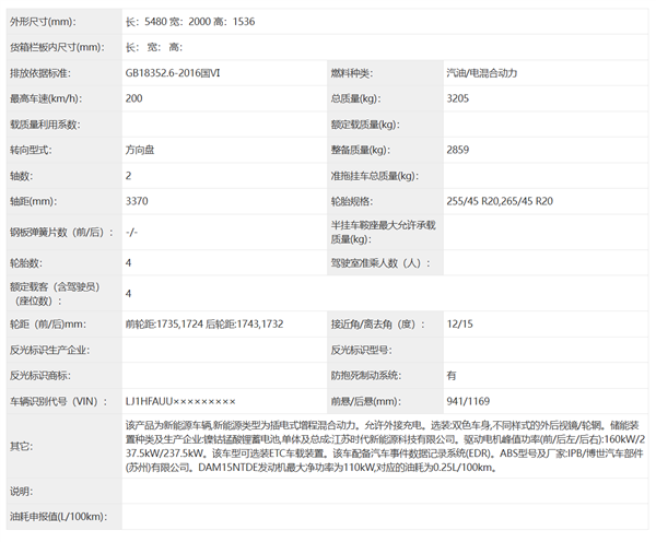 华为百万级旗舰轿车！尊界S800申报：增程、纯电均搭三电机 第4张