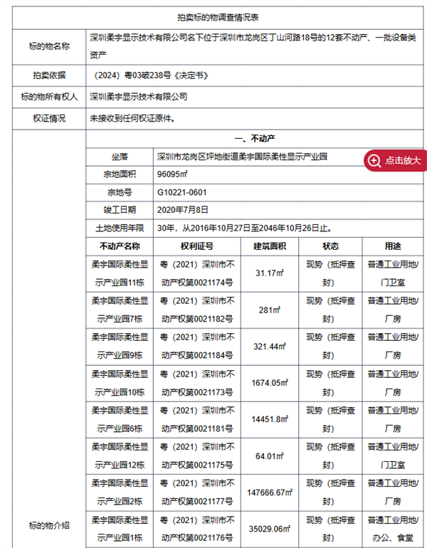 唏嘘！折叠屏鼻祖柔宇破产拍卖流拍：12.3亿资产无人问津 第3张