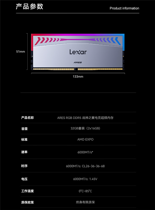 雷克沙全球首发DDR5-6000 CL26超低延迟内存：AMD专属优化 第7张