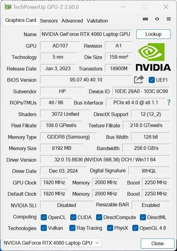 酷睿i7HX+RTX 4060! 惠普VICTUS光影精灵10笔记本全面测评 第16张