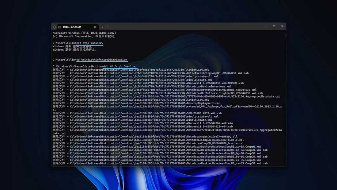 旧Windows更新文件怎么删? Win11/10删除Windows更新缓存文件的四种方法 第14张