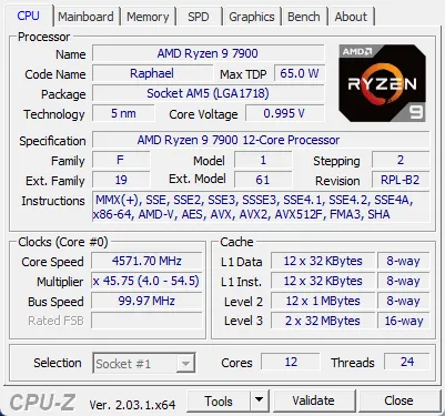 CPU-Z新版2.13发布：支持酷睿Ultra 200U、CAMM2内存