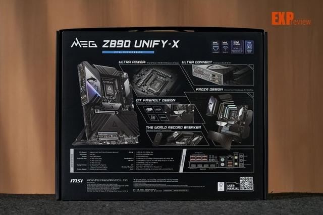 双槽DDR5内存超频T0选手! 微星MEG Z890 UNIFY-X 暗影主板评测 第5张