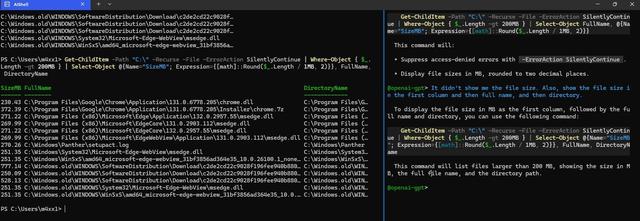 微软 AI Shell 实测! Win11 命令行效率利器 第5张