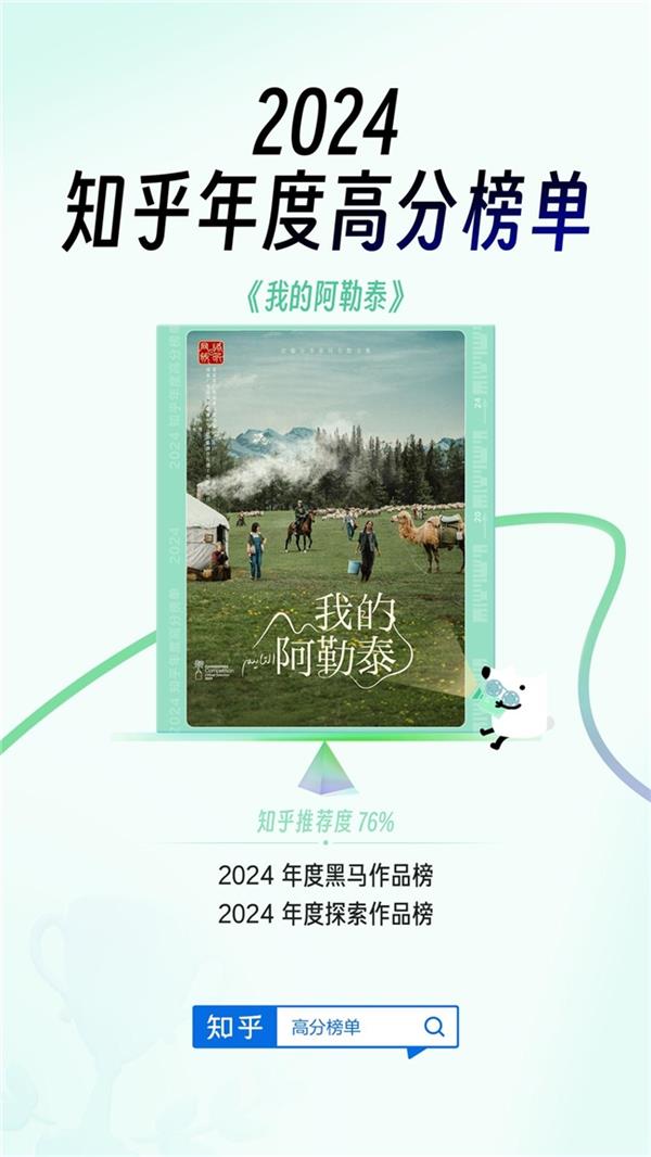 知乎发布2024影视高分榜 《里斯本丸沉没》《好东西》入选年度探索作品 第6张