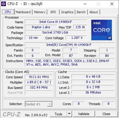 新世界记录诞生！i9-14900KF超频冲至9.12GHz：用的竟是Win7 第2张