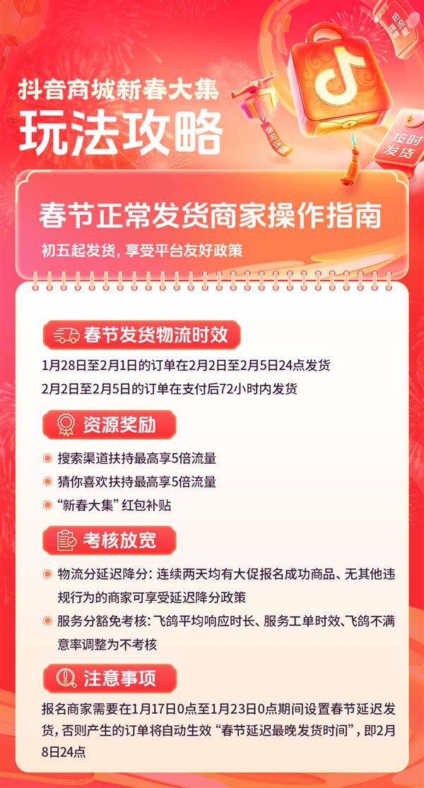 春节好货正常发！「抖音商城新春大集」多元扶持全解析 物流保障成亮点 第4张