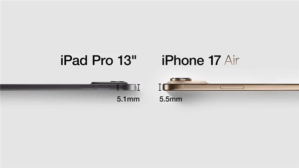 只有5.5mm！iPhone 17 Air厚度对比图来了：看看它有多薄 第2张