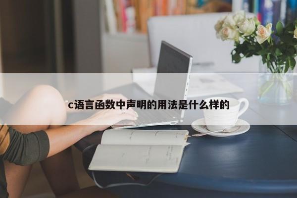 c语言函数中声明的用法是什么样的 第1张