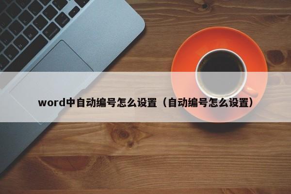 word中自动编号怎么设置（自动编号怎么设置） 第1张