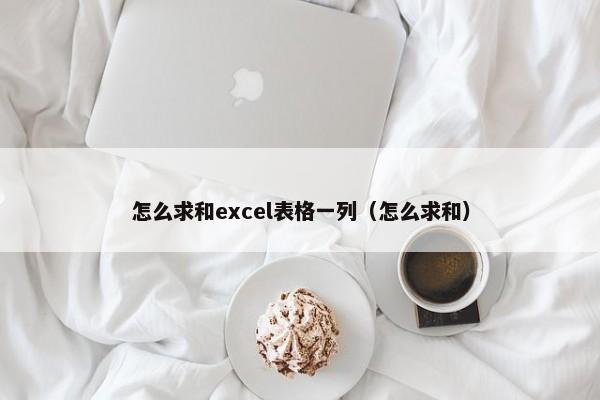 怎么求和excel表格一列（怎么求和） 第1张